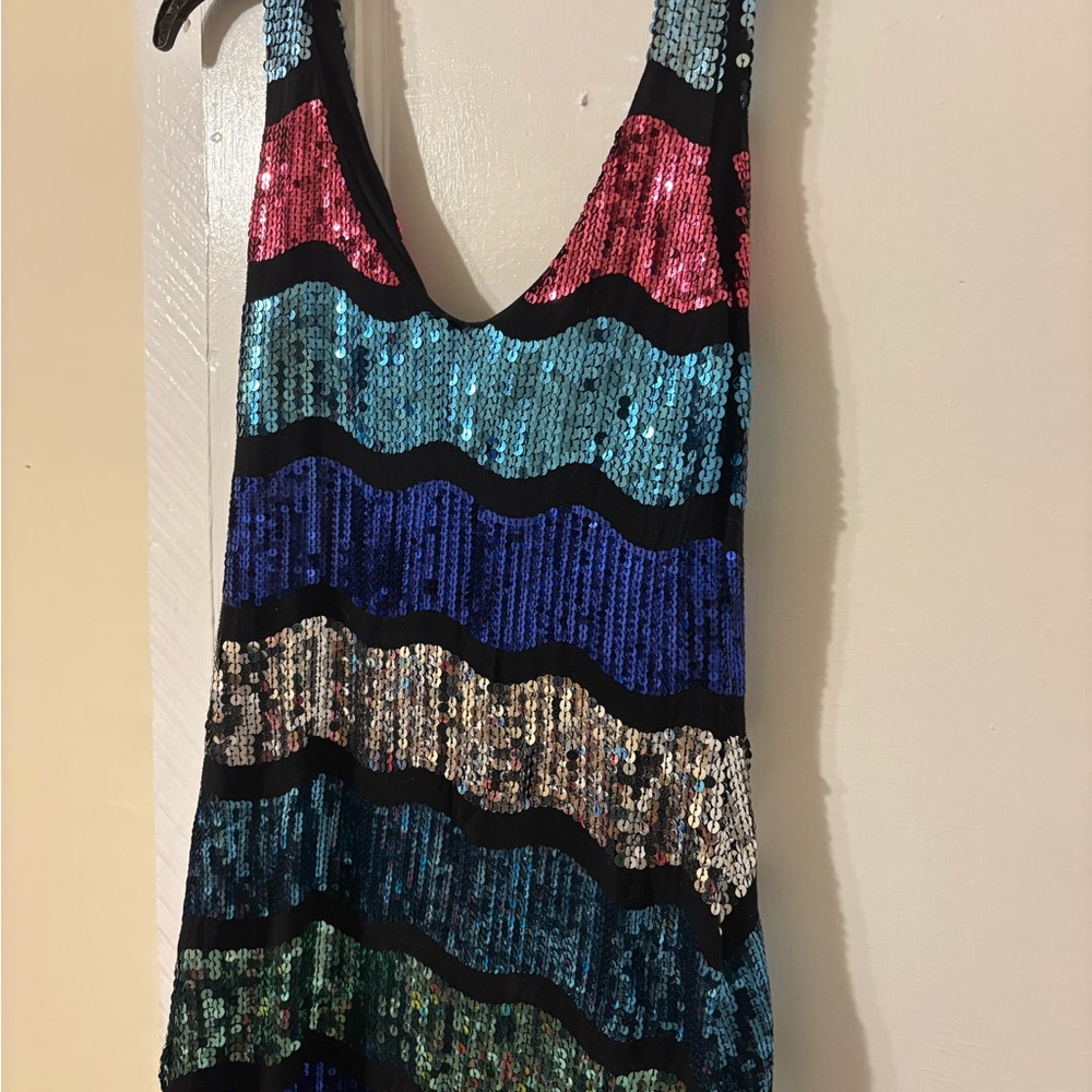 Forever 21 Multicolor Sequin Dress - Picture 3 of 4
